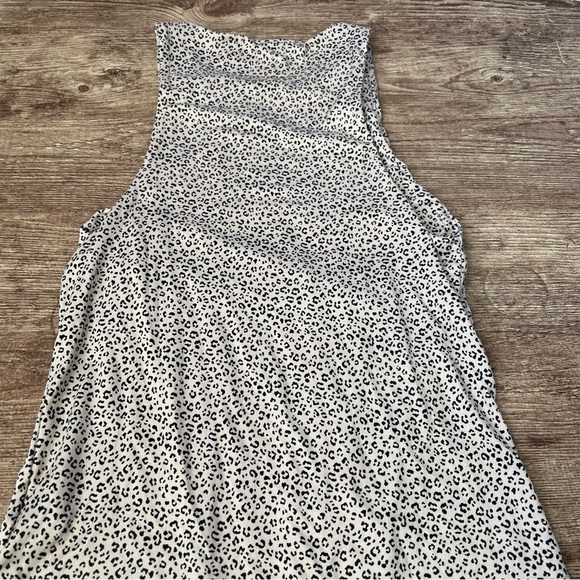 Gaze Leopard Print High Neck Bodysuit Size Small - Picture 2 of 3